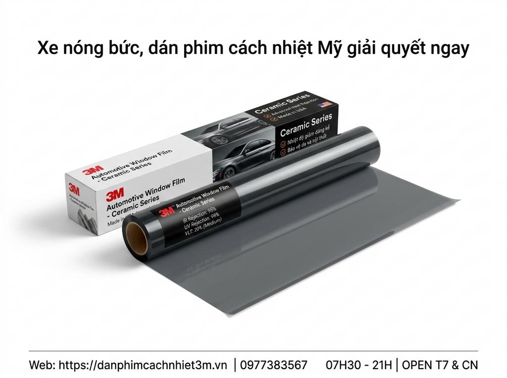 Xe nóng bức, dán phim cách nhiệt Mỹ giải quyết ngay