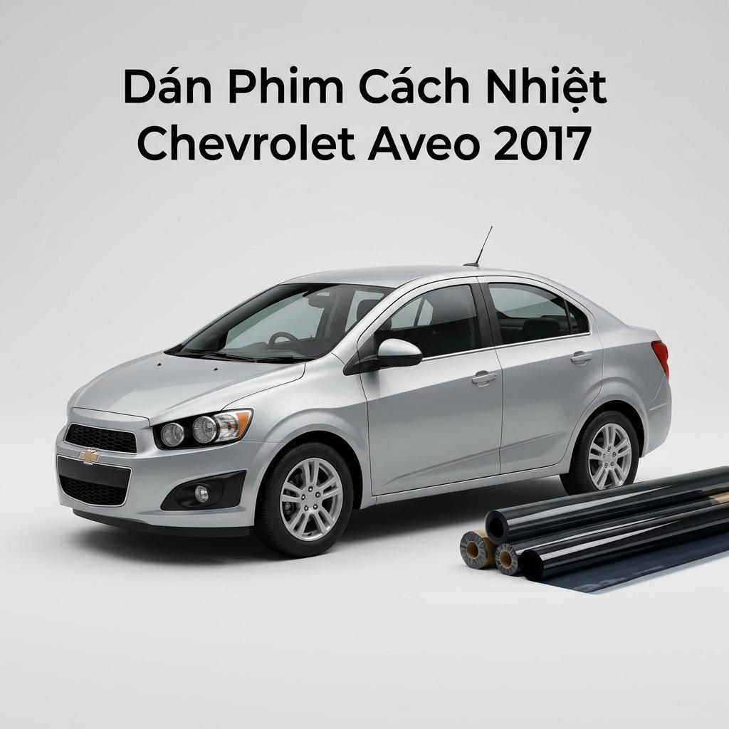 Dán Phim Cách Nhiệt Chevrolet Aveo 2017 Lắp Đặt Tận Nơi Uy Tín chính hãng