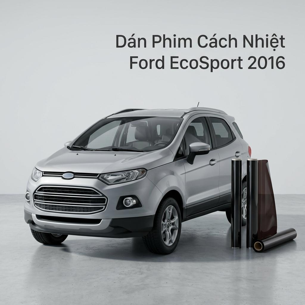 Dán Phim Cách Nhiệt Ford Ecosport 2016 Uy Tín Chất Lượng Cao Tại TPHCM chính hãng