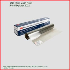 Dán Phim Cách Nhiệt Ford Explorer 2022 Chính Hãng Uy Tín TPHCM