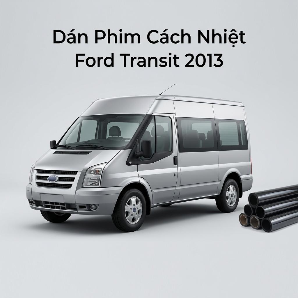 Dán Phim Cách Nhiệt Ford Transit 2013 Chính Hãng Uy Tín TPHCM chính hãng