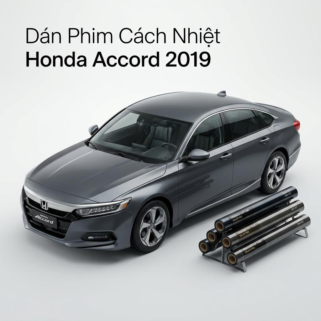 Dán Phim Cách Nhiệt Honda Accord 2019 Chính Hãng Cao Cấp TPHCM chính hãng