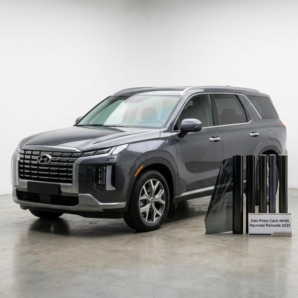 Dán Phim Cách Nhiệt Hyundai Palisade 2023 Chính Hãng Cao Cấp chính hãng