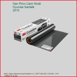 Dán Phim Cách Nhiệt Hyundai Santafe 2015 Chính Hãng Giá Tốt TPHCM