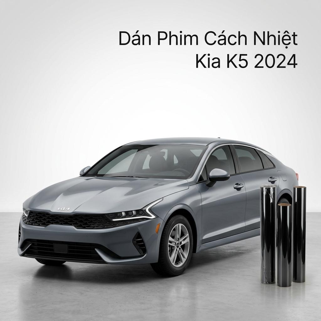 Dán Phim Cách Nhiệt Kia K5 2024 Chính Hãng - Giải Pháp Giảm Nóng Cao Cấp chính hãng
