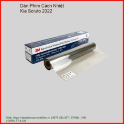 Dán Phim Cách Nhiệt Kia Soluto 2022 Cao Cấp Chính Hãng Tại TPHCM