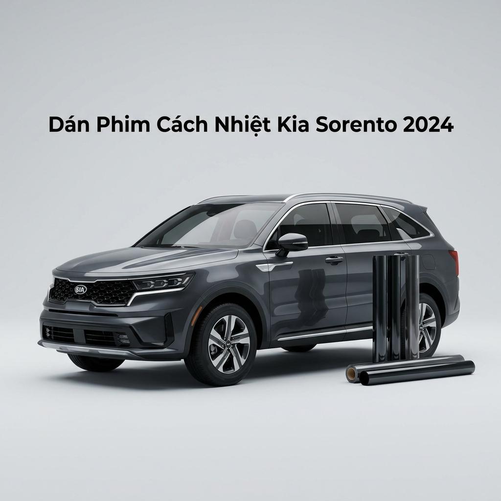 Dán Phim Cách Nhiệt Kia Sorento 2024 Chính Hãng - Lắp Đặt Tận Nơi chính hãng
