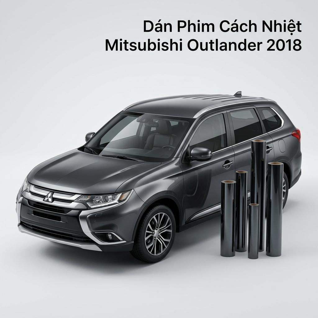 Dán Phim Cách Nhiệt Mitsubishi Outlander 2018 Chính Hãng Uy Tín chính hãng