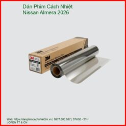 Dán Phim Cách Nhiệt Nissan Almera 2026 Uy Tín Chất Lượng Cao Tại TPHCM