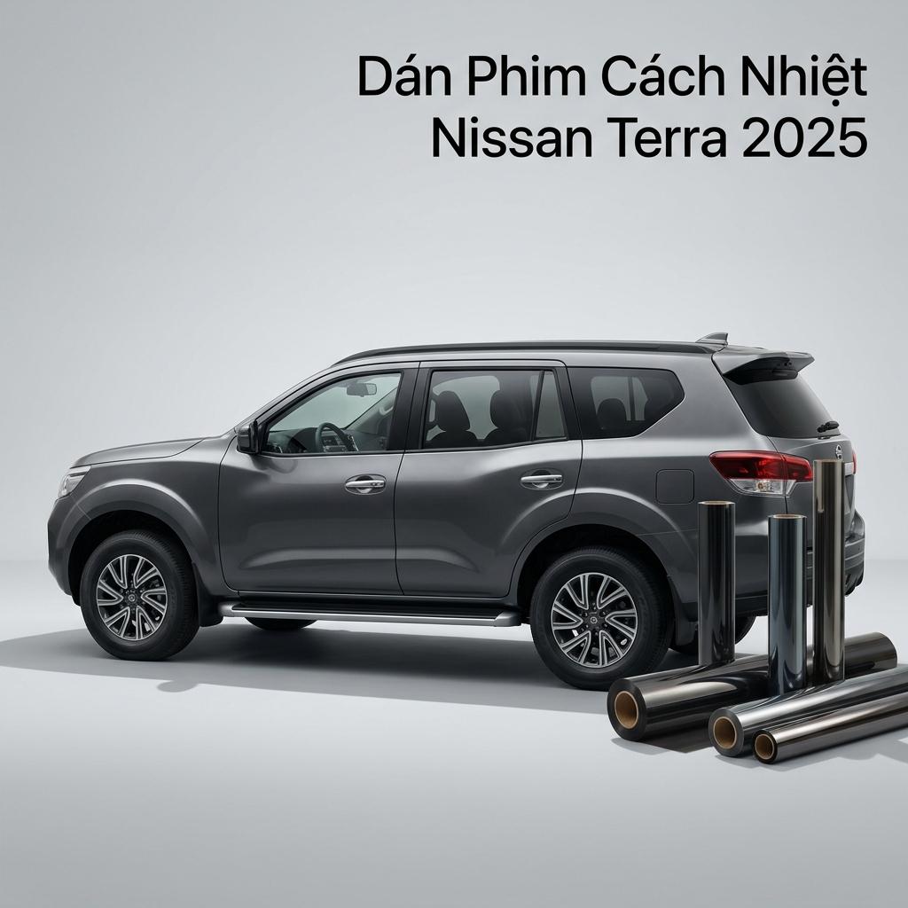 Dán Phim Cách Nhiệt Nissan Terra 2025 Cao Cấp Chính Hãng Tại TPHCM chính hãng