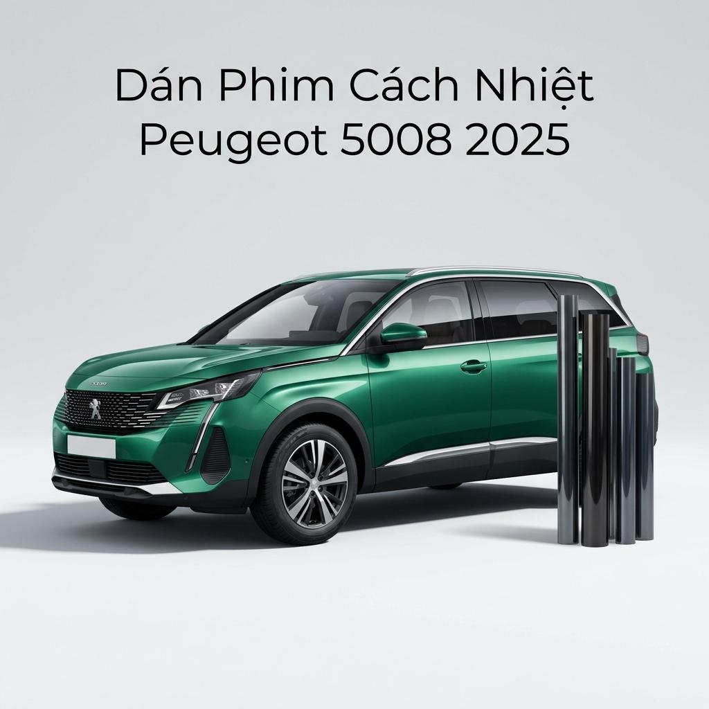 Dán Phim Cách Nhiệt Peugeot 5008 2025 Cao Cấp Chính Hãng Tại TPHCM chính hãng