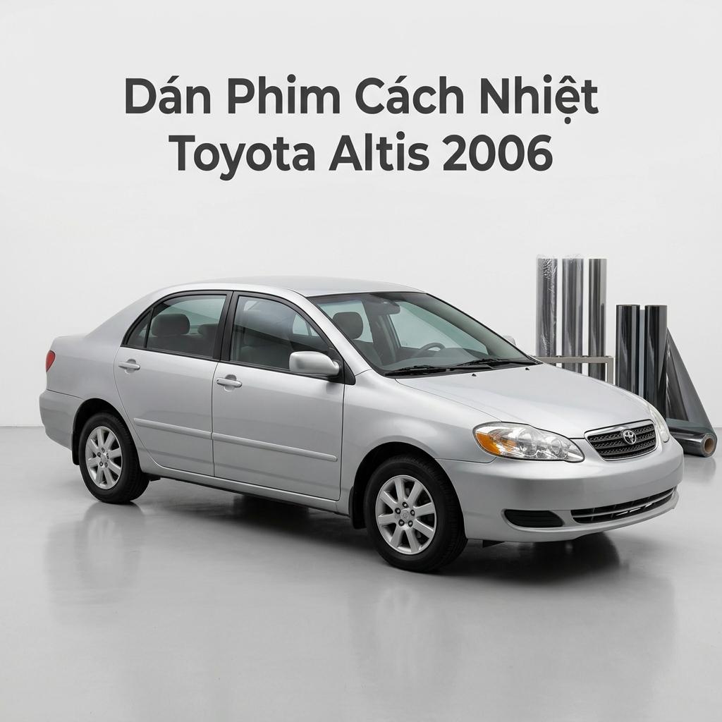 Dán Phim Cách Nhiệt Toyota Altis 2006 Chính Hãng Giá Tốt TPHCM chính hãng
