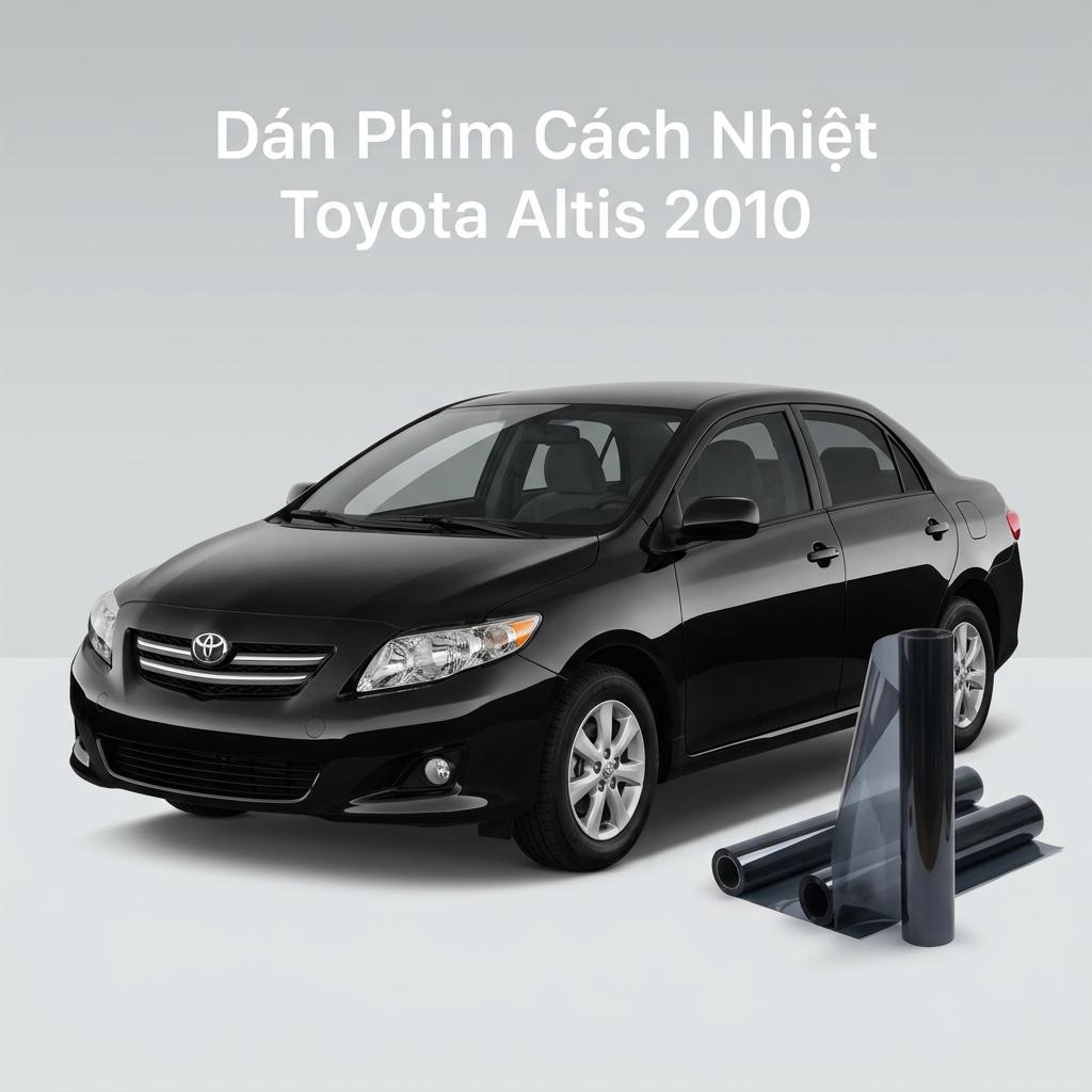 Dán Phim Cách Nhiệt Toyota Altis 2010 Chính Hãng Uy Tín TPHCM chính hãng