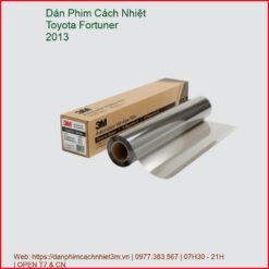 Dán Phim Cách Nhiệt Toyota Fortuner 2013 Chính Hãng Uy Tín TPHCM
