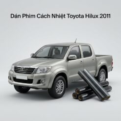Dán Phim Cách Nhiệt Toyota Hilux 2011 Chính Hãng Uy Tín TPHCM