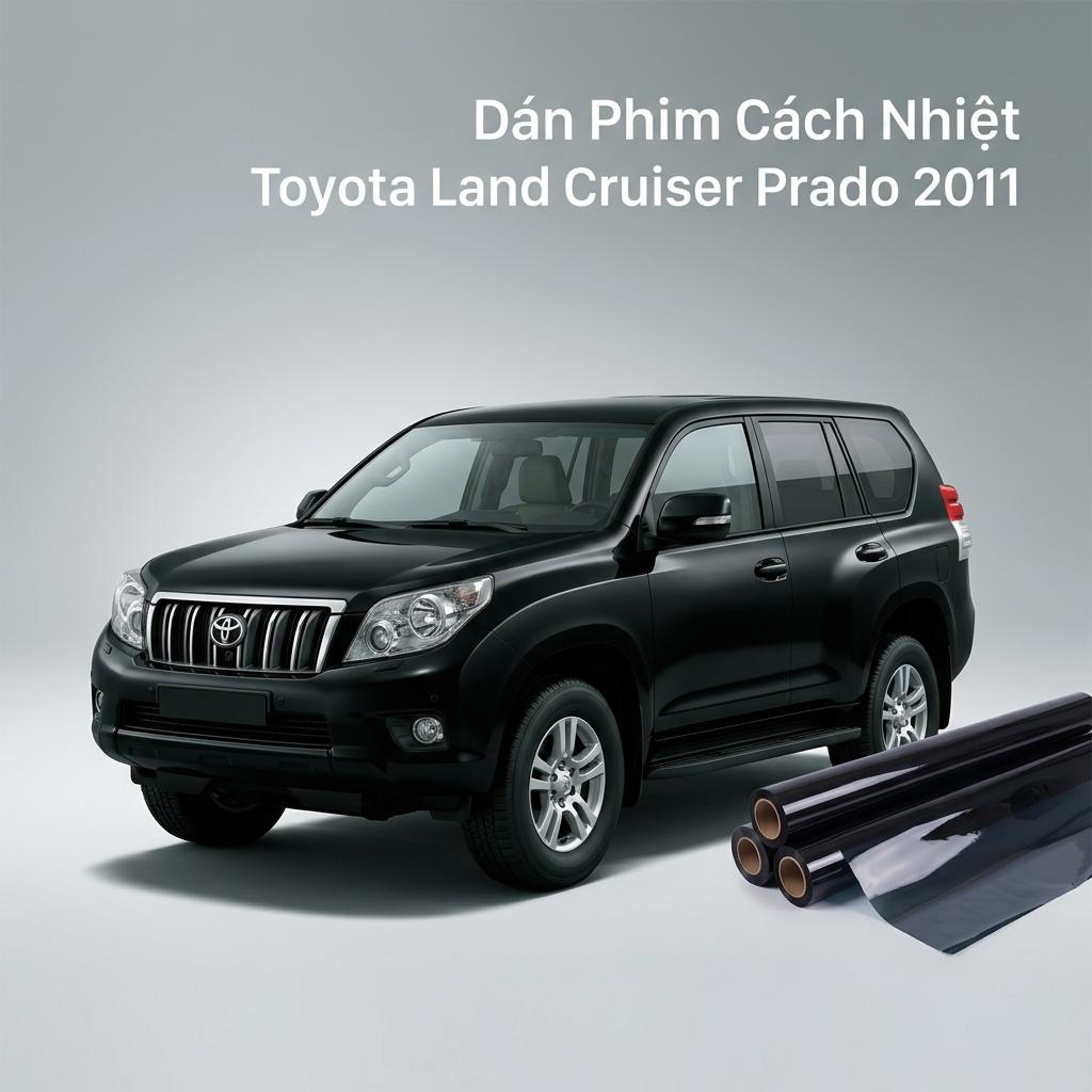 Dán Phim Cách Nhiệt Toyota Land Cruiser Prado 2011 Chính Hãng Uy Tín chính hãng