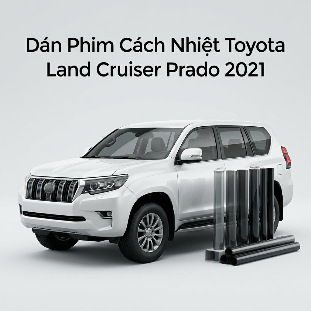 Dán Phim Cách Nhiệt Toyota Land Cruiser Prado 2021 Uy Tín Chuyên Nghiệp chính hãng