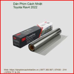 Dán Phim Cách Nhiệt Toyota Rav4 2022 Chính Hãng Uy Tín TPHCM
