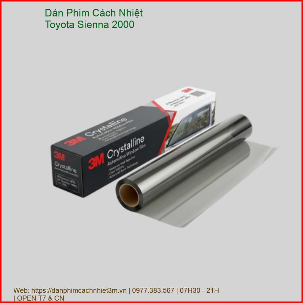 Dán Phim Cách Nhiệt Toyota Sienna 2000 Lắp Đặt Tận Nơi Uy Tín chính hãng