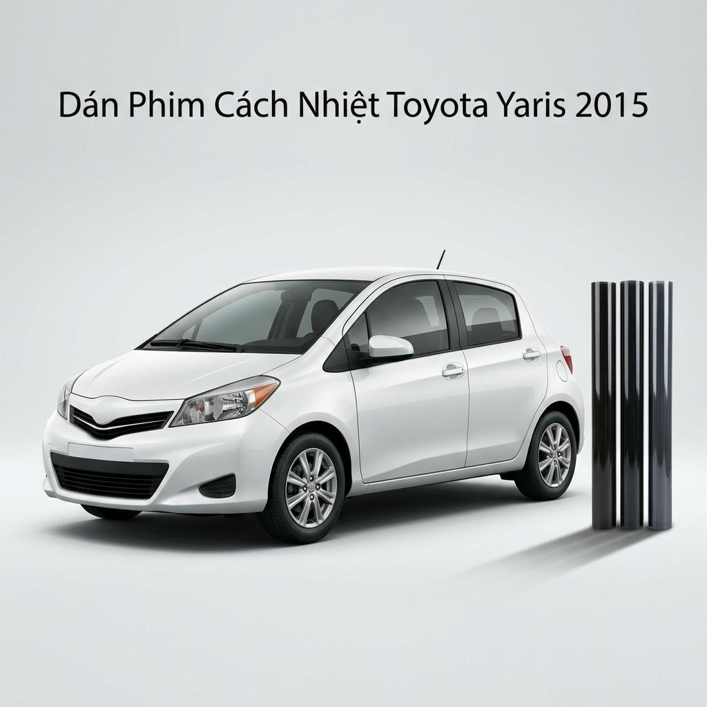 Dán Phim Cách Nhiệt Toyota Yaris 2015 Chính Hãng Lắp Đặt Tận Nơi chính hãng