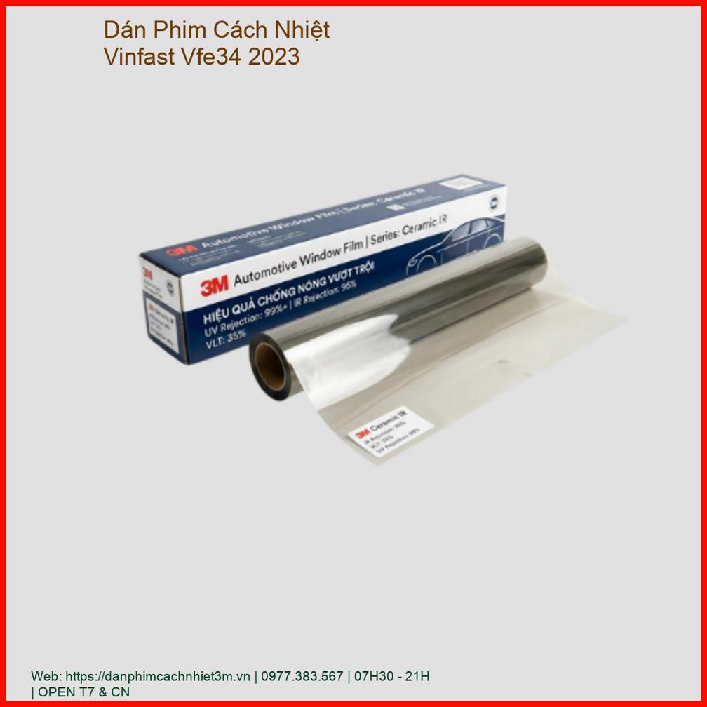 Dán Phim Cách Nhiệt Vinfast VFe34 2023 Chính Hãng Lắp Đặt Tận Nơi chính hãng