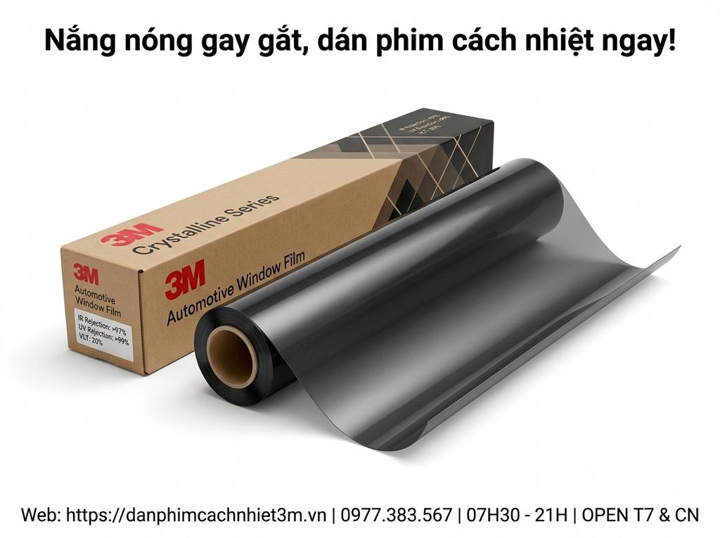 Nắng nóng gay gắt, dán phim cách nhiệt ngay!