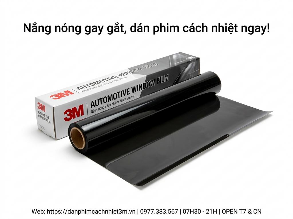 Nắng nóng gay gắt, dán phim cách nhiệt ngay!