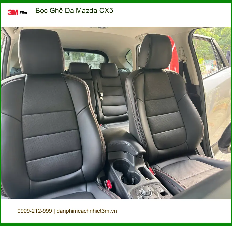 Anh Trọng bọc ghế da Mazda CX5 Quận Thủ Đức chuẩn hãng, bảo hành lâu dài