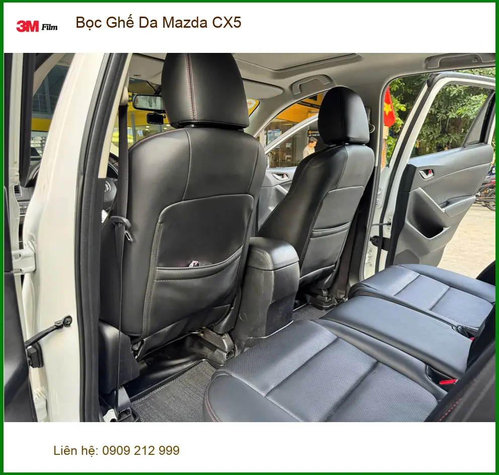 Anh Trọng bọc ghế da Mazda CX5 Quận Thủ Đức chuẩn hãng, bảo hành lâu dài ảnh thực tế 2