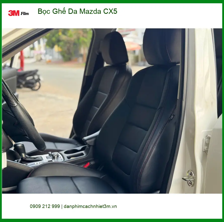 Anh Trọng bọc ghế da Mazda CX5 Quận Thủ Đức chuẩn hãng, bảo hành lâu dài ảnh thực tế 3