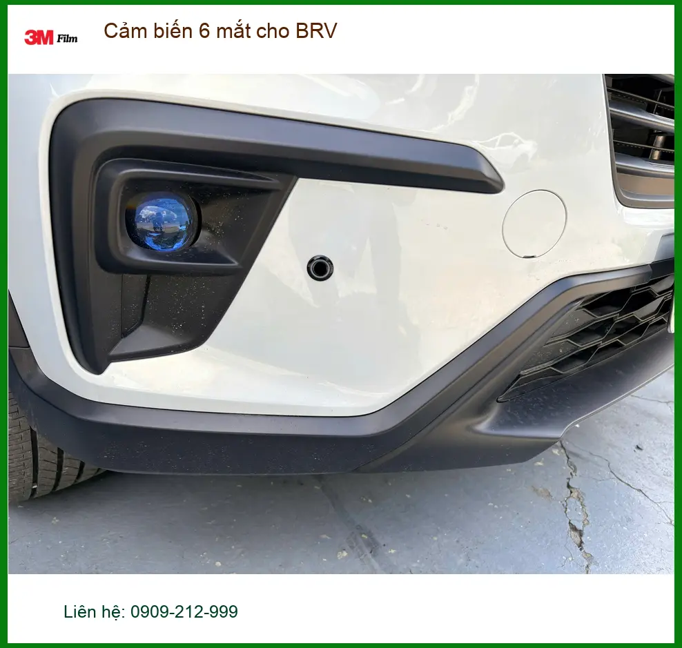 Chị Trâm Anh lắp Cảm biến 6 mắt cho BRV tại Quận 9 để đỗ xe an toàn hơn