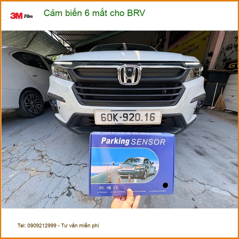 Chị Trâm Anh lắp Cảm biến 6 mắt cho BRV tại Quận 9 để đỗ xe an toàn hơn ảnh thực tế 3