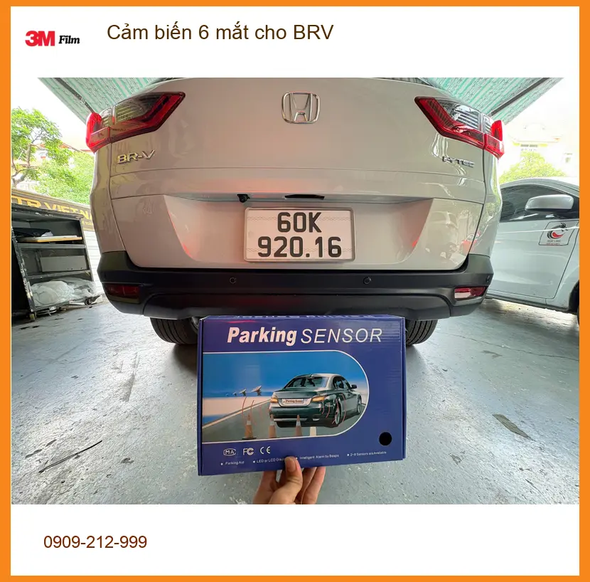 Chị Trâm Anh lắp Cảm biến 6 mắt cho BRV tại Quận 9 để đỗ xe an toàn hơn ảnh thực tế 4