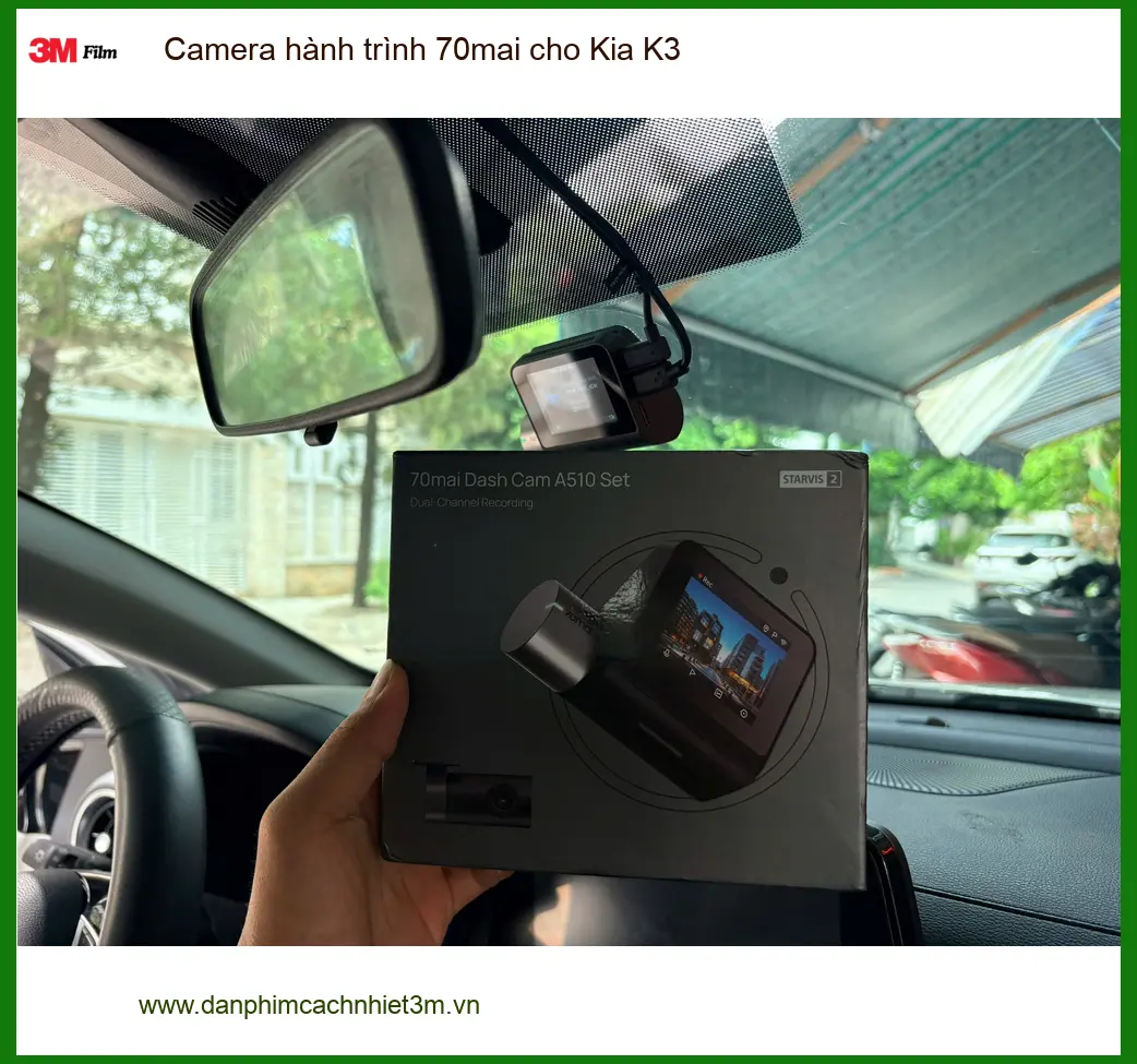 Anh Trọng lắp camera hành trình 70mai cho Kia K3 để an tâm lái xe đường xa ảnh thực tế 5