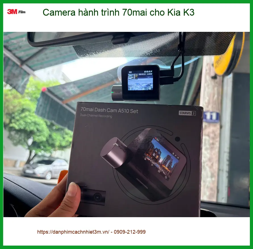 Anh Tùng lắp camera hành trình 70mai cho Kia K3 tại Quận 9 ảnh thực tế 2