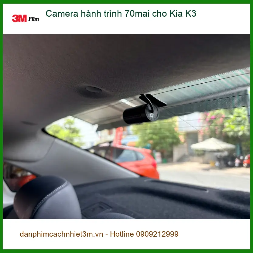 Anh Hưng lắp Camera hành trình 70mai cho Kia K3 để an tâm lái xe tại Quận 2