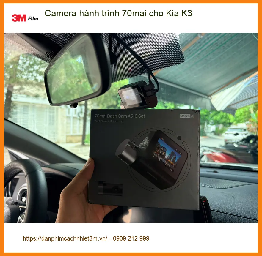 Anh Hưng lắp Camera hành trình 70mai cho Kia K3 để an tâm lái xe tại Quận 2 ảnh thực tế 2