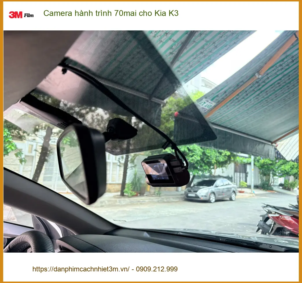 Anh Thanh gắn Camera hành trình 70mai Kia K3 Quận Thủ Đức, lái xe an tâm ảnh thực tế 2