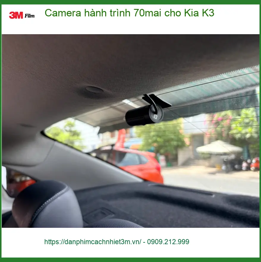 Anh Thanh gắn Camera hành trình 70mai Kia K3 Quận Thủ Đức, lái xe an tâm ảnh thực tế 4