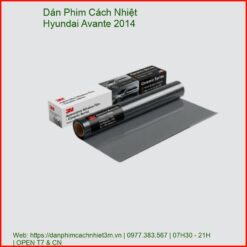 Dán Phim Cách Nhiệt Hyundai Avante 2014 Chính Hãng Uy Tín TPHCM