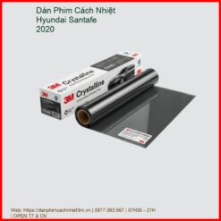 Dán Phim Cách Nhiệt Hyundai Santafe 2020 Chính Hãng Uy Tín TPHCM