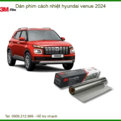 Dán Phim Cách Nhiệt Hyundai Venue 2024 - Trung Tâm Lắp Đặt Uy Tín Giá Tốt TPHCM