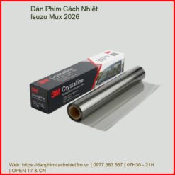 Dán Phim Cách Nhiệt Isuzu MU-X 2026 Chính Hãng Giá Tốt Tại TPHCM