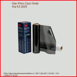 Dán Phim Cách Nhiệt Kia K3 2025 Chính Hãng - Giải Pháp Chống Nóng Cao Cấp