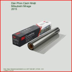 Dán Phim Cách Nhiệt Mitsubishi Mirage 2015 Giá Tốt Uy Tín TPHCM