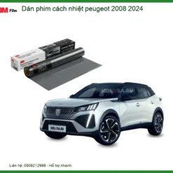 Dán Phim Cách Nhiệt Peugeot 2008 2024 - Trung Tâm Lắp Đặt Chính Hãng TPHCM