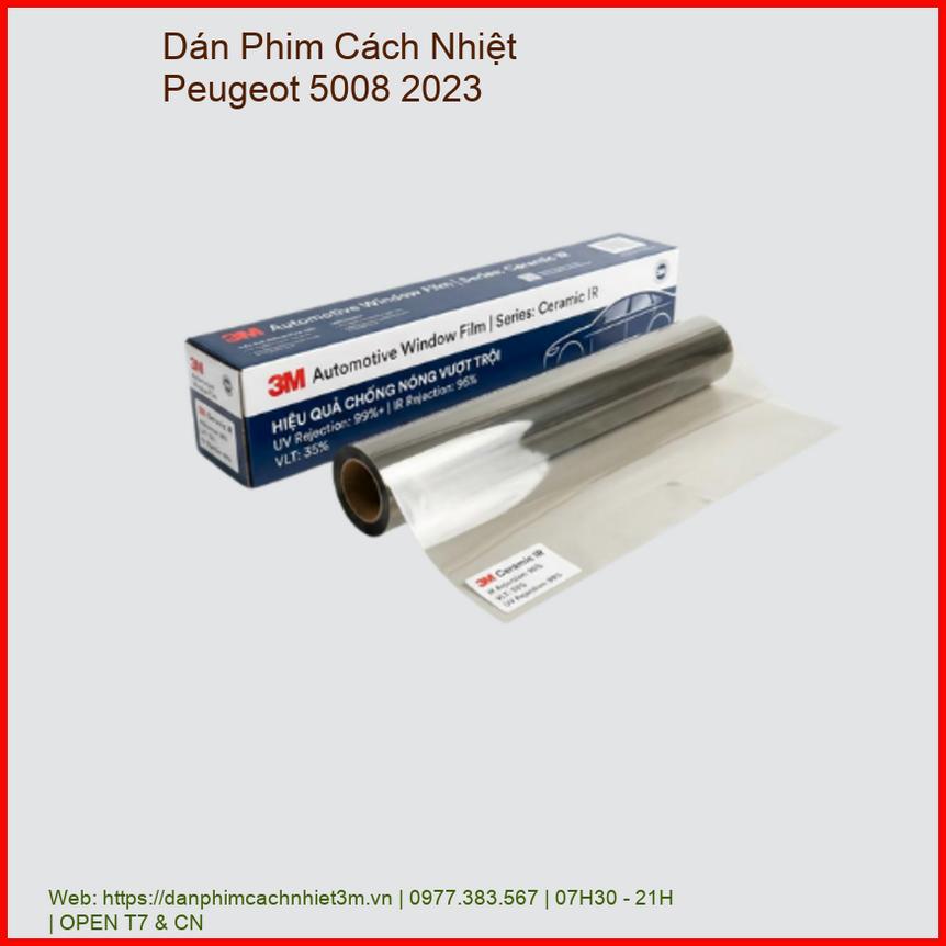 Dán Phim Cách Nhiệt Peugeot 5008 2023 Chính Hãng Uy Tín TPHCM chính hãng