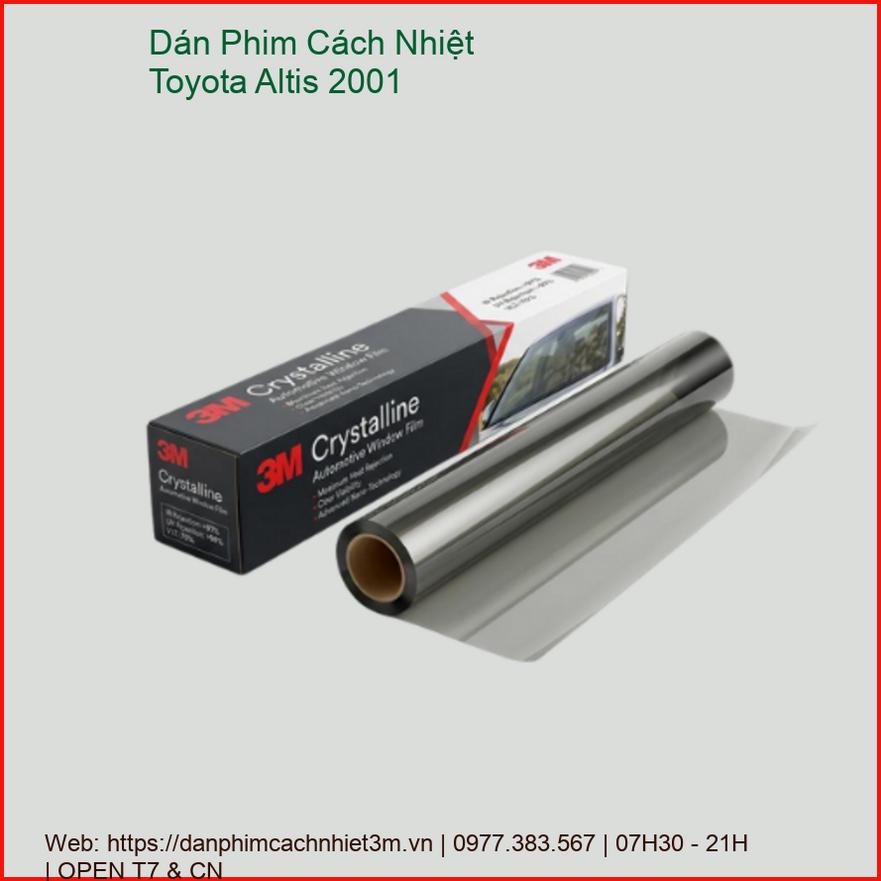 Dán Phim Cách Nhiệt Toyota Altis 2001 Chính Hãng Uy Tín Tại TPHCM chính hãng