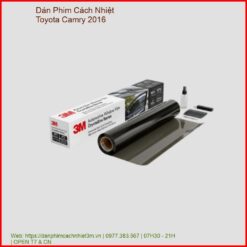 Dán Phim Cách Nhiệt Toyota Camry 2016 Chính Hãng Giá Tốt TPHCM