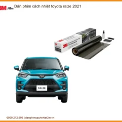 Dán phim cách nhiệt Toyota Raize 2021 - Trung Tâm Lắp Đặt Uy Tín TPHCM
